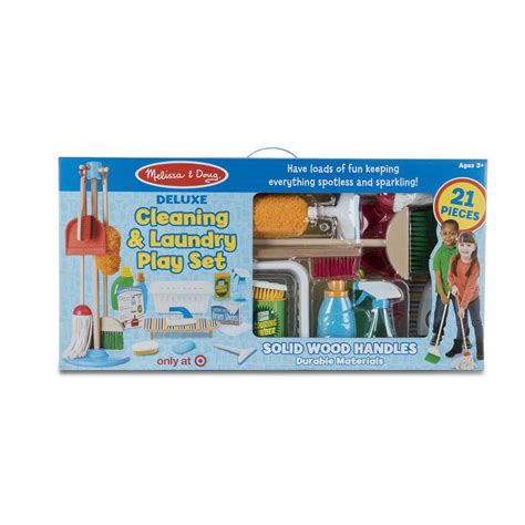Melissa And Doug Deluxe Cleaning And Laundry Play Set Shop Today Get It