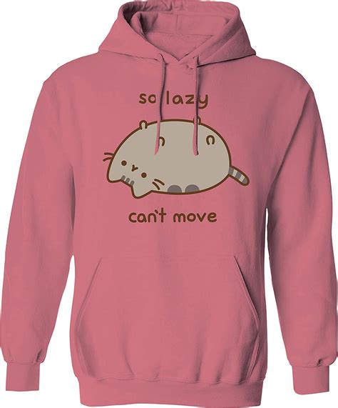 Pusheen The Cat So Lazy Cant Move Sweatshirt Cat Hoodie