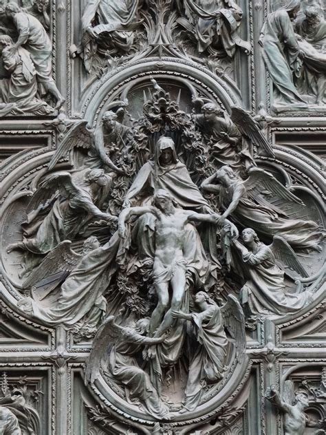 Milan Cathedral Duomo Close Up Of The Front Door 2736×3648 Milan