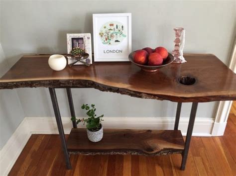 Inspirational Natural Wood Furniture Entryway Table Modern Wood