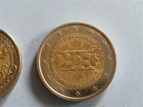 Commemorative Coins France 2 Euro Coin Etsy Uk