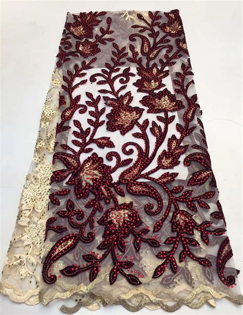 African Velvet Lace Fabric 2019 High Quality French Lace Fabric Net