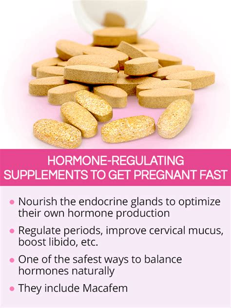 Hormone Regulating Supplements To Get Pregnant Fast Pregnant Faster Get Pregnant Fast