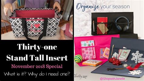 Thirty One Stand Tall Insert For Large Utility Tote Youtube