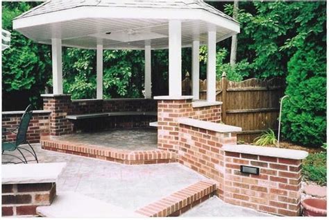 Brick Gazebo Outside Pinterest