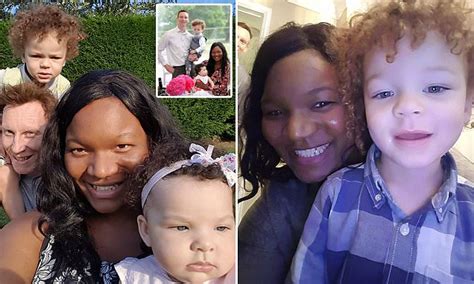 Mum Is World S Only Black Woman To Have Two White Babies Daily Mail Online