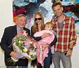 Mira Sorvino and her husband take their baby daughter Lucia on a tour ...