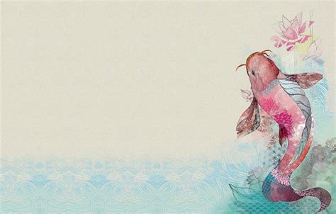 32 Anime Girl Koi Fish Wallpaper Sachi Wallpaper