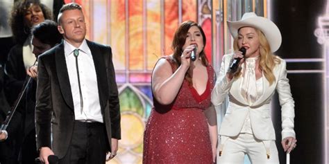 Macklemore Performs Same Love At Grammys Queen Latifah Marrying Couples · Guardian Liberty Voice