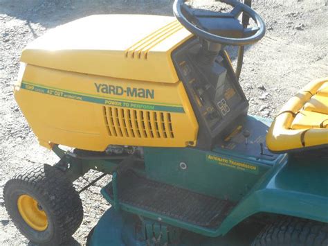 Yard Man Lawn Tractor Kohler 15hp Le Fall Lawn Equipment K Bid