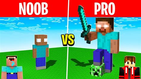 Minecraft Noob Vs Pro Herobrine Build Battle Challenge Youtube