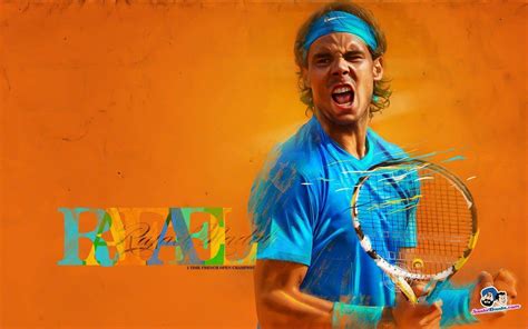Download French Open Rafael Nadal Digital Art Wallpaper
