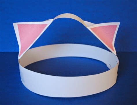 Diy Paper Kitty Cat Ears What Can We Do With Paper And Glue