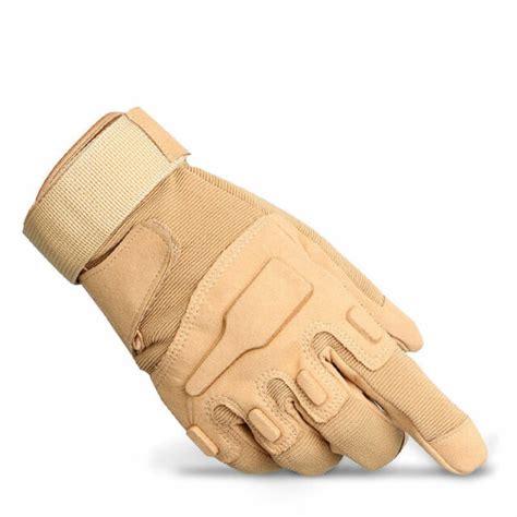 outdoor hard knuckle full finger gloves combat training army shooting airsoft us ebay