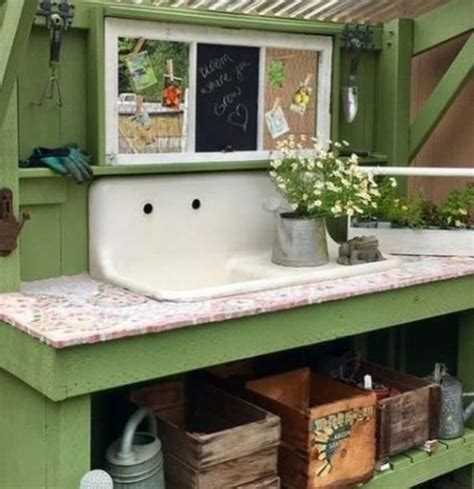 55 Diy Garden Sink Designs Convenient Outdoor Utility Sinks Sink