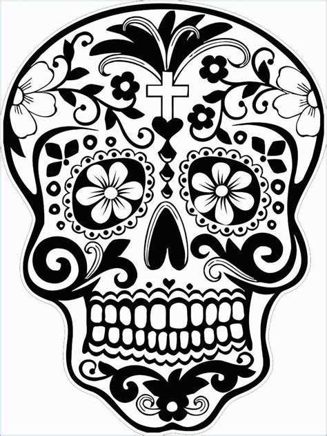 Day Of The Dead Coloring Pages Pdf Printable