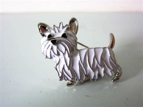 Westie Dog Brooch West Highland Terrier Pin Dog Pin Dog Etsy Dog