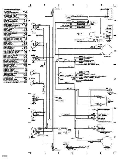1989 S10 Steering Column Wiring Diagram