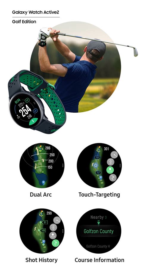 Galaxy Watch Active2 Golf Edition 40mm In Pink Samsung Uk