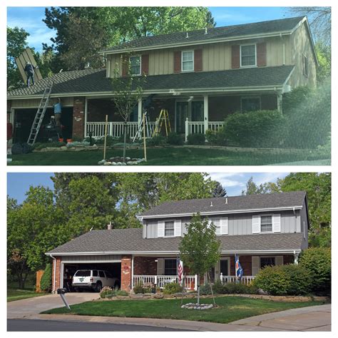 Exterior Painting Before And After Paint Denver Painting Company