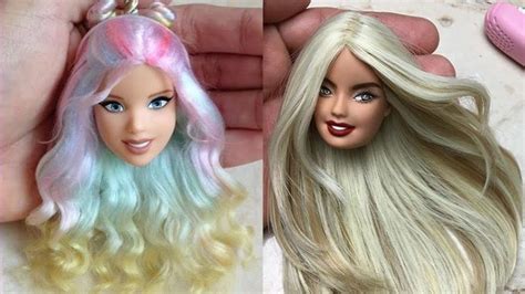 Barbie Hair 😍 Amazing Barbie Hair Transformations 😍 Diy Barbie Doll Hair Long Hair Styles