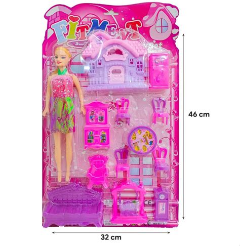 Kv Impex Plastic Barbie Doll House Set For Indoor Playing At Rs 100piece In Thane