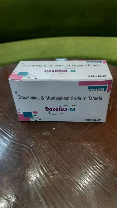 Doxofylline Sr Mg Montelukast Sodium Mg Tablets At Rs Box