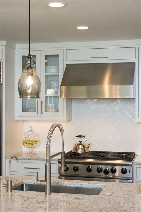 White Subway Tile Kitchen Backsplash Aspects Of Home Business
