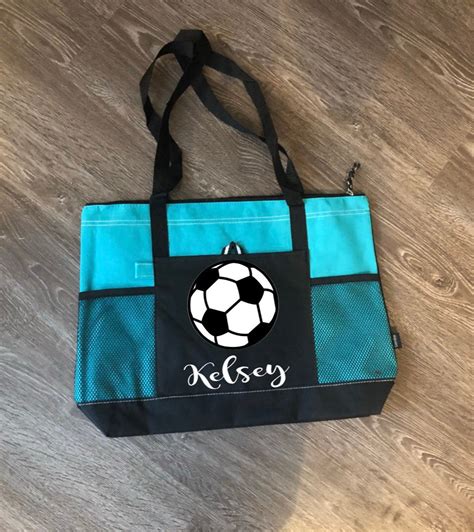 Soccer Tote Soccer Bag Soccer Mom Soccer T Etsy