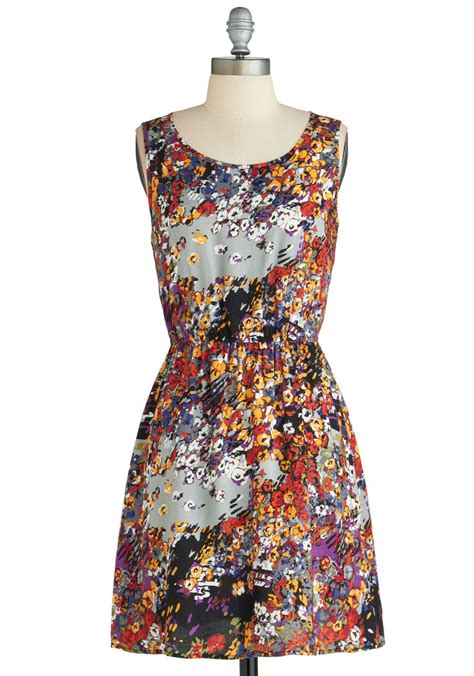 Color The Rain Dress Modcloth Mod Cloth Dresses Rain Dress Cute