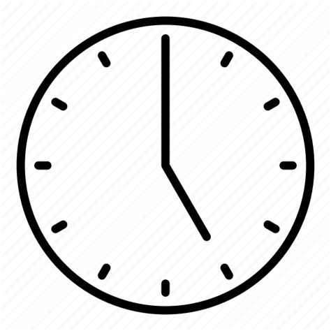Clock Five Oclock Time Icon