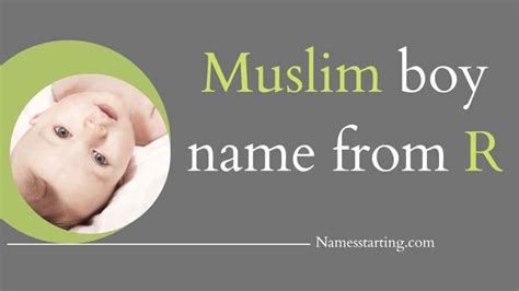 Latest 2024 Muslim Boy Names Starting With R Muslim Boy Names With R