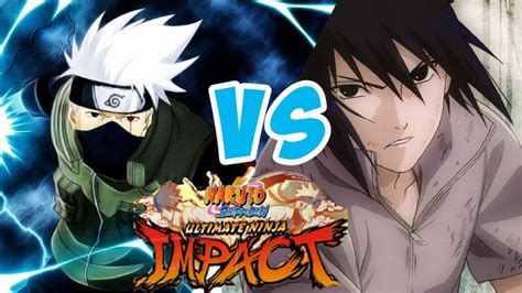 Kakashi Vs Sasuke Naruto Shippudenultimate Ninja Impact