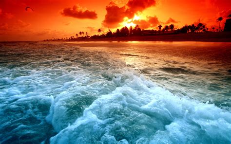 Tropical Beach Sunset 2560 X 1600