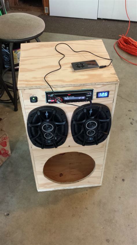Diy Portable Stereo Diy Car Audio Diy Boombox Diy Speakers