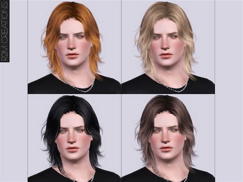 Newseas Hair J172 Resized Retexture For Men R2m Creations