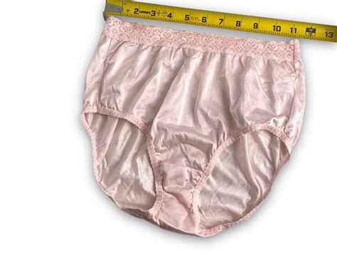 Vintage Nylon Panties Sheer Silky Smooth Satin Wide G Gem