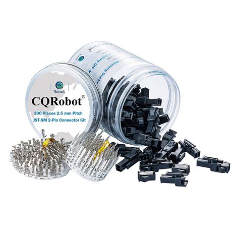Buy CQRobot 50 Sets 300 Pieces 2 5mm Pitch JST SM 2 Pin IC Sockets