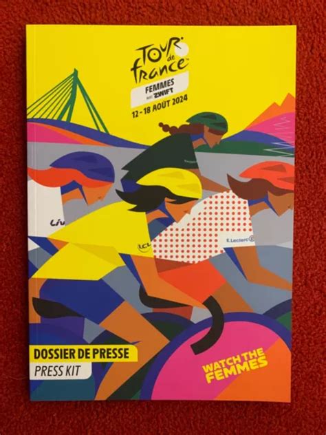 Tour De France Femmes Avec Zwift Press Kit Brochure Femme Cyclisme Eur Picclick Fr