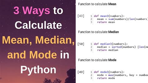 How To Calculate Mode In Python Haiper