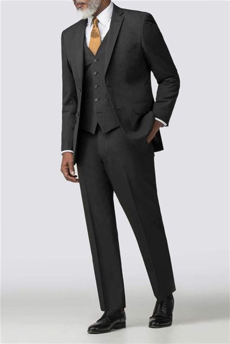 Scott And Taylor Charcoal Panama Regular Suit Suit Direct