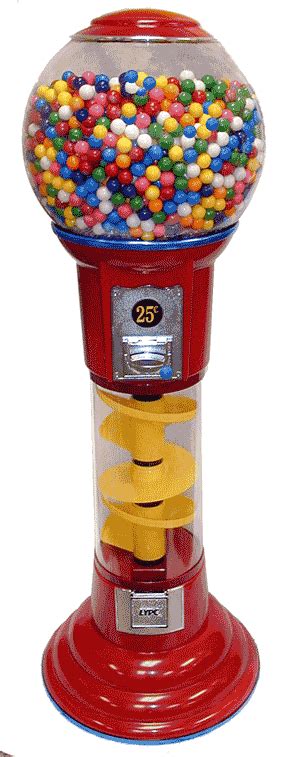 Buy 5 Spiral Spin N Drop Gumball Machine Vending Machine Supplies