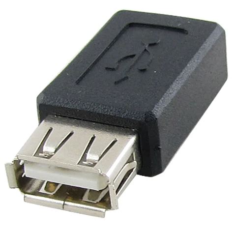 Promotion Usb A Female To Mini Usb B Pin Female Adapter Converter Black In Connectors
