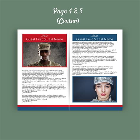CW2 JAG Army Promotion Ceremony Program Template 8 Page Bi-fold Warrant