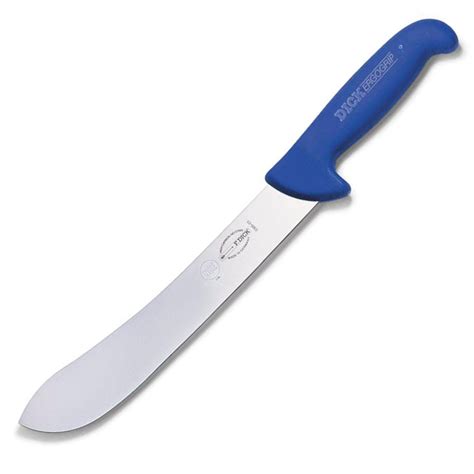 new f dick ergogrip 30cm bullnose butchers knife 8238530 blue fdick