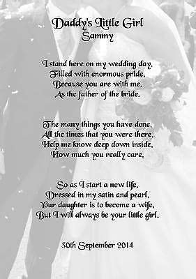 To order personalized gifts online, we have a number of gifts which will act as the icing on the cake making every celebration more delightful. Wedding Day Thank You Gift, Father Of The Bride Poem A5 ...