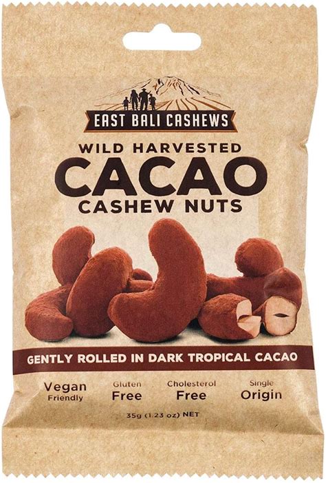 SALE East Bali Cashews Wild Harvested Cacao Cashew Nuts 35g Approved Food