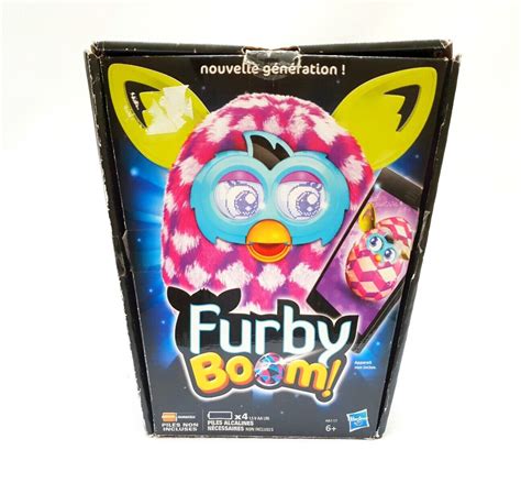 Furby Boom 2013 Pink Cubes Furby Boom Pink Purple And White Fur Boxed