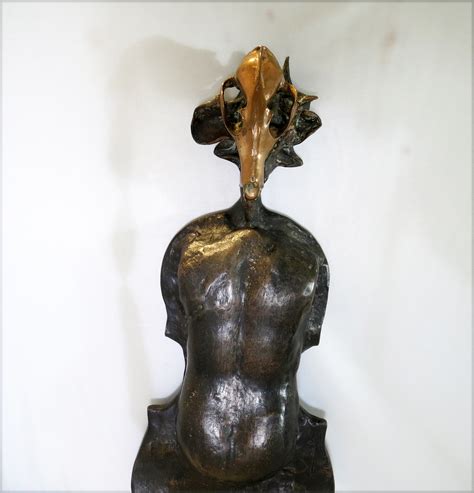 The Violin Bronze Sculpture By Salvador Dali Modernism