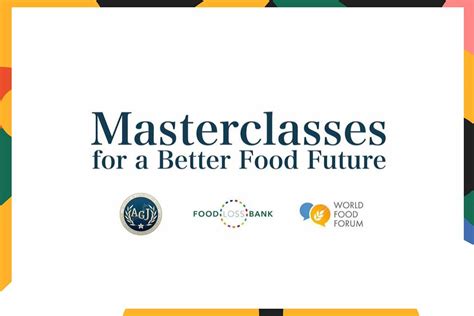 Masterclasses For A Better Food Future Experiences From Japan About